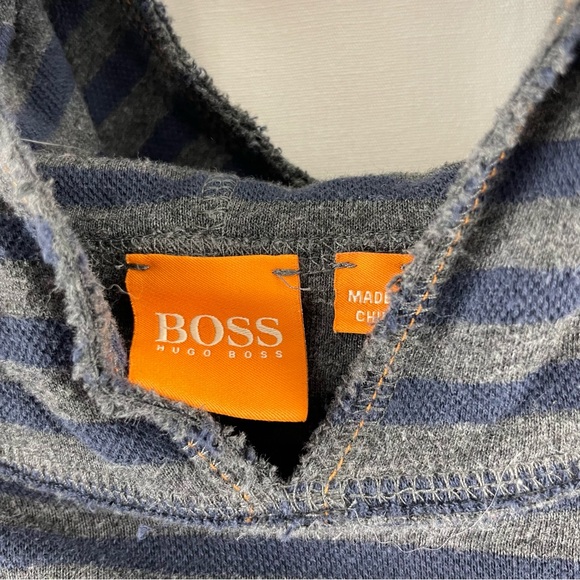 Hugo Boss Orange Label Pullover Striped Hoodie M - Picture 3 of 6